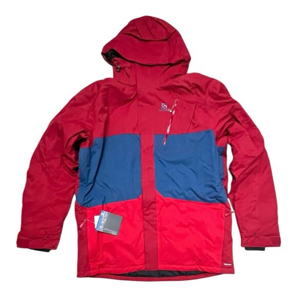 Salomon Men's Zero Jacket - XL - Victory Red - New With Tags - Picture 2 of 16